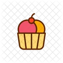 Colore Riempito Di Gelato Icon