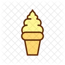 Colore Riempito Di Gelato Icon