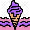 Gelato Servizio Morbido Morbido Icon