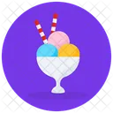 Gelato Ice Cream Ice Cream Scoops Icon