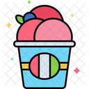 Gelato Dessert Ice Cream Icon