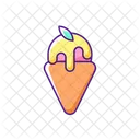 Waffle Ice Cream Cone Icon