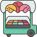 Gelato Dessert Cart Icon