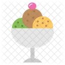 Gelato Panna Ciotola Icon