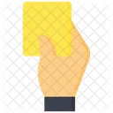 Gelbe Karte Strafkarte Elfmeter Icon