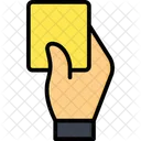Gelbe Karte Strafkarte Elfmeter Icon