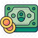 Geld Dollar Bargeld Icon