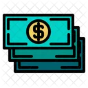 Geld Dollar Bargeld Icon