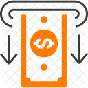 Geld Abheben Bankomatkarte Geldautomat Symbol