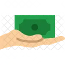 Geld anbieten  Symbol