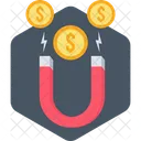 Geld anziehen  Symbol