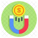 Geld anziehen  Symbol