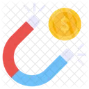 Geld anziehen  Symbol