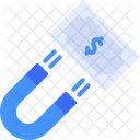 Geld Anziehen Magnet Bargeld Symbol