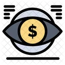 Geld Auge  Symbol