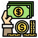 Hand Geld Finanzen Symbol