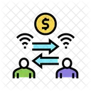 Geld Austausch Unter Symbol