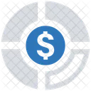 Geld Kreisdiagramm Symbol