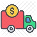 Geld LKW LKW Geld Symbol