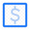 Geld-Quadrat  Symbol