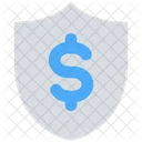 Bank Schild Schutz Icon