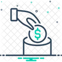 Geld sparen  Symbol