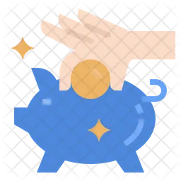 Geld sparen  Symbol