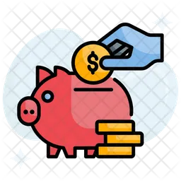 Geld sparen  Symbol