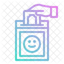 Geld spenden  Symbol