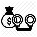 Geld Stehlen Geld Bargeld Symbol