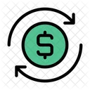 Geldtransaktion Dollar Transaktion Symbol