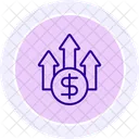 Geld Wachsen Farbkreis Symbol Symbol