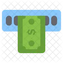 Geldabhebung Bankomatkarte Geldautomat Symbol
