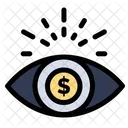 Geld Auge  Symbol