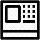 Digitalanzeige Kit Banknotenautomat Zahlungsautomat Symbol