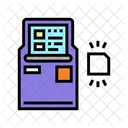 Geldautomat Bargeldabhebung Geldautomat Icon