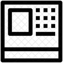 Digitalanzeige Kit Banknotenautomat Zahlungsautomat Symbol