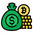 Geld Tasche Bitcoin Symbol