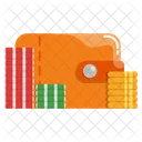 Brieftasche Casino Glucksspiel Symbol