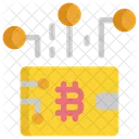 Brieftasche Bitcoin Kryptowahrung Symbol