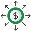 Geldfluss Icon