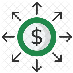 Geldfluss  Symbol