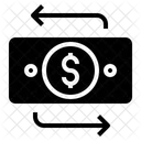 Umlaufgeld Geldfluss Cashflow Symbol