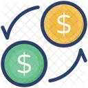 Geldfluss Cashflow Kapital Symbol