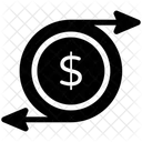 Geldfluss Cashflow Kapital Symbol
