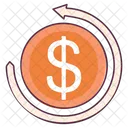 Geldfluss Cashflow Kapital Symbol