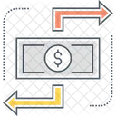 Geldfluss Symbol