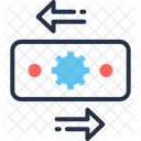 Geldfluss Cashflow Transaktion Symbol