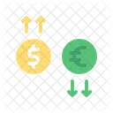 Geldfluss Munze Geld Symbol