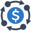 Geld Fluss Investition Symbol